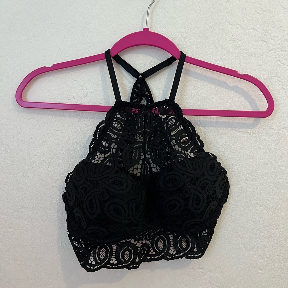 Victoria's Secret Black Lace Push up Bra